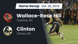 Recap: Wallace-Rose Hill  vs. Clinton  2018