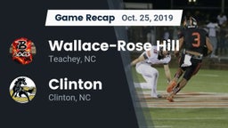 Recap: Wallace-Rose Hill  vs. Clinton  2019