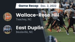 Recap: Wallace-Rose Hill  vs. East Duplin  2022