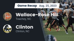 Recap: Wallace-Rose Hill  vs. Clinton  2023
