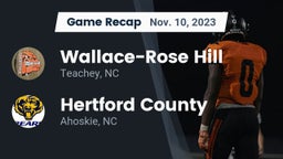 Recap: Wallace-Rose Hill  vs. Hertford County  2023