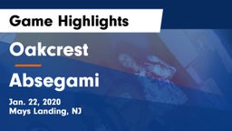 Oakcrest  vs Absegami  Game Highlights - Jan. 22, 2020