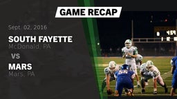 Recap: South Fayette  vs. Mars  2016