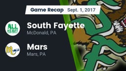 Recap: South Fayette  vs. Mars  2017