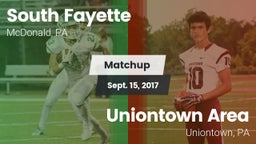 Matchup: South Fayette vs. Uniontown Area  2017