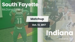 Matchup: South Fayette vs. Indiana  2017