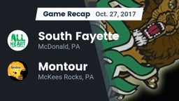Recap: South Fayette  vs. Montour  2017