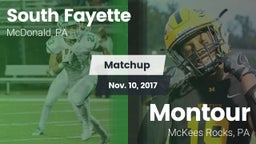 Matchup: South Fayette vs. Montour  2017