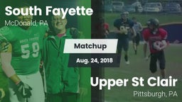 Matchup: South Fayette vs. Upper St Clair 2018