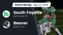 Recap: South Fayette  vs. Beaver  2018
