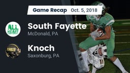 Recap: South Fayette  vs. Knoch  2018