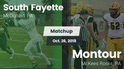 Matchup: South Fayette vs. Montour  2018