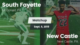 Matchup: South Fayette vs. New Castle  2019