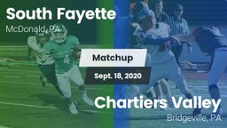 Matchup: South Fayette vs. Chartiers Valley  2020