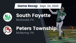 Recap: South Fayette  vs. Peters Township  2020
