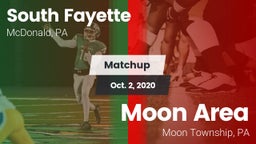 Matchup: South Fayette vs. Moon Area  2020