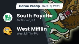 Recap: South Fayette  vs. West Mifflin  2021