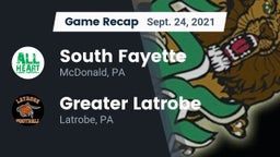 Recap: South Fayette  vs. Greater Latrobe  2021