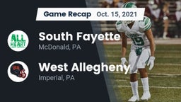 Recap: South Fayette  vs. West Allegheny  2021