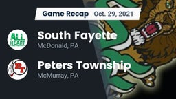 Recap: South Fayette  vs. Peters Township  2021