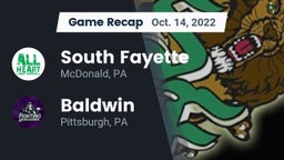 Recap: South Fayette  vs. Baldwin  2022