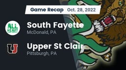 Recap: South Fayette  vs. Upper St Clair 2022