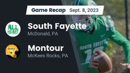 Recap: South Fayette  vs. Montour  2023
