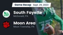 Recap: South Fayette  vs. Moon Area  2023