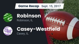 Recap: Robinson  vs. Casey-Westfield  2017