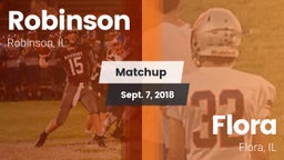 Matchup: Robinson vs. Flora  2018