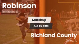 Matchup: Robinson vs. Richland County  2019