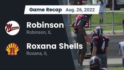 Recap: Robinson  vs. Roxana Shells  2022