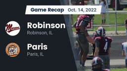 Recap: Robinson  vs. Paris  2022
