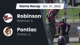 Recap: Robinson  vs. Pontiac  2022