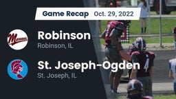Recap: Robinson  vs. St. Joseph-Ogden  2022