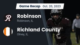 Recap: Robinson  vs. Richland County  2023