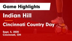 Indian Hill  vs Cincinnati Country Day  Game Highlights - Sept. 5, 2020