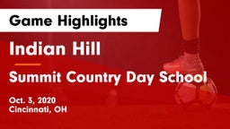 Indian Hill  vs Summit Country Day School Game Highlights - Oct. 3, 2020