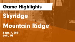 Skyridge  vs Mountain Ridge  Game Highlights - Sept. 7, 2021