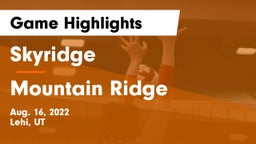 Skyridge  vs Mountain Ridge  Game Highlights - Aug. 16, 2022