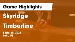 Skyridge  vs Timberline  Game Highlights - Sept. 10, 2022