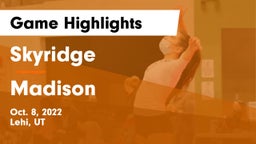 Skyridge  vs Madison Game Highlights - Oct. 8, 2022