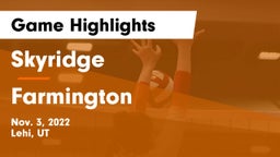 Skyridge  vs Farmington  Game Highlights - Nov. 3, 2022