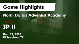 North Dallas Adventist Academy  vs JP II Game Highlights - Dec. 29, 2020