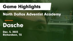 North Dallas Adventist Academy  vs Dasche Game Highlights - Dec. 5, 2023