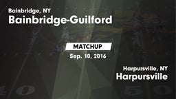 Matchup: Bainbridge-Guilford vs. Harpursville  2016