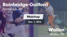Matchup: Bainbridge-Guilford vs. Walton  2016
