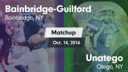 Matchup: Bainbridge-Guilford vs. Unatego  2016