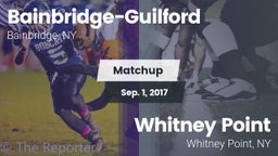 Matchup: Bainbridge-Guilford vs. Whitney Point  2017