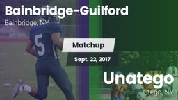 Matchup: Bainbridge-Guilford vs. Unatego  2017